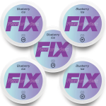 (image for) FIX - Blueberry Ice - 16mg/g - 5er Packung